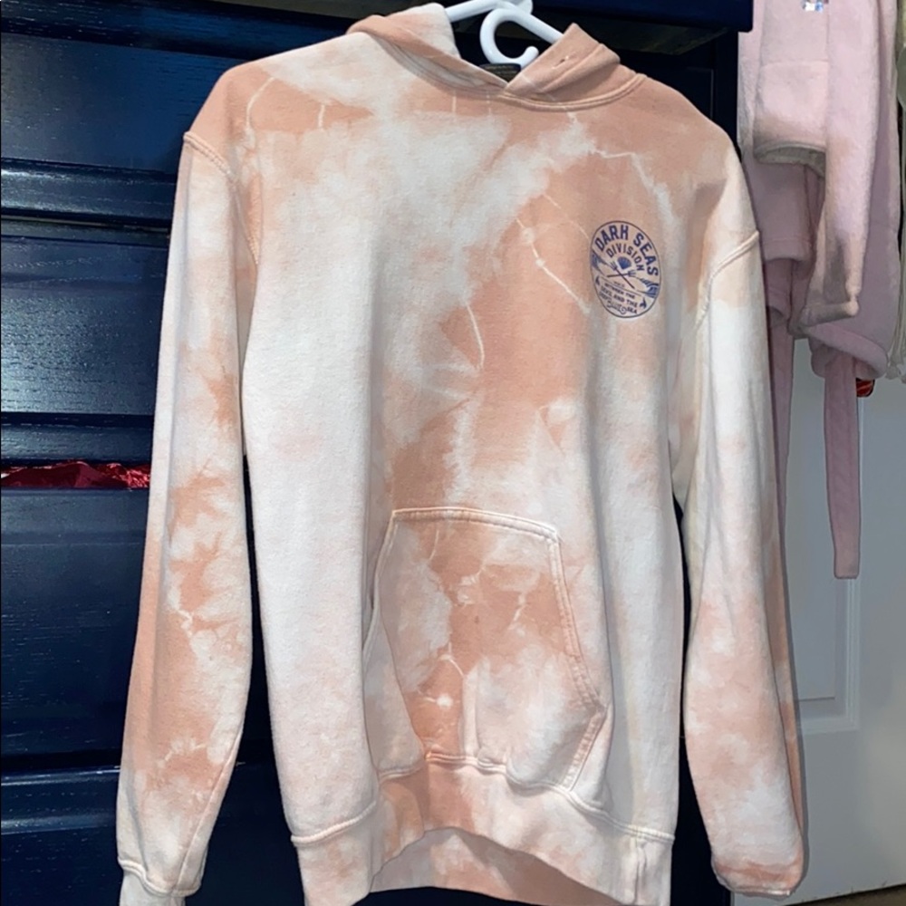 Dark Seas Pink Tie-Dye Hoodie